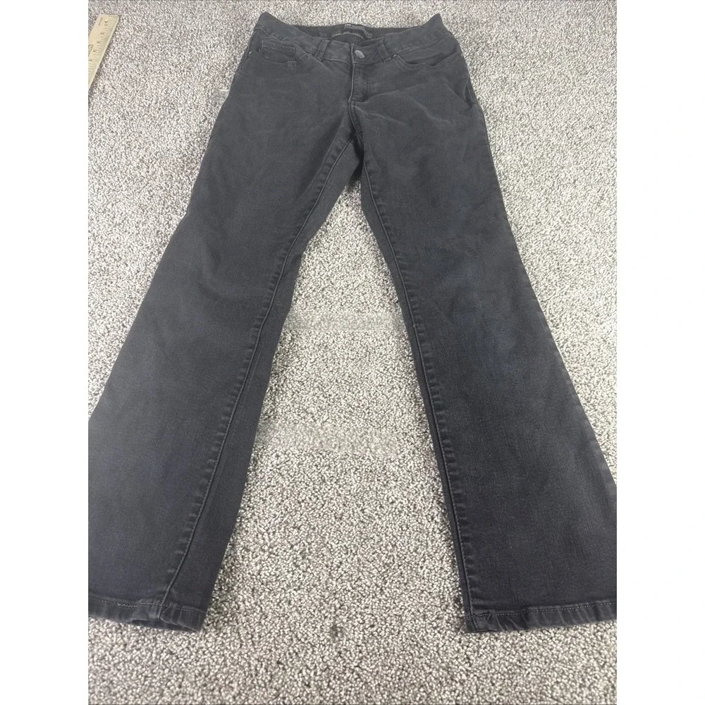 LEE Jeans Womens Curvy Fit Bootcut Modern Series Dark Wash Blue Denim W28